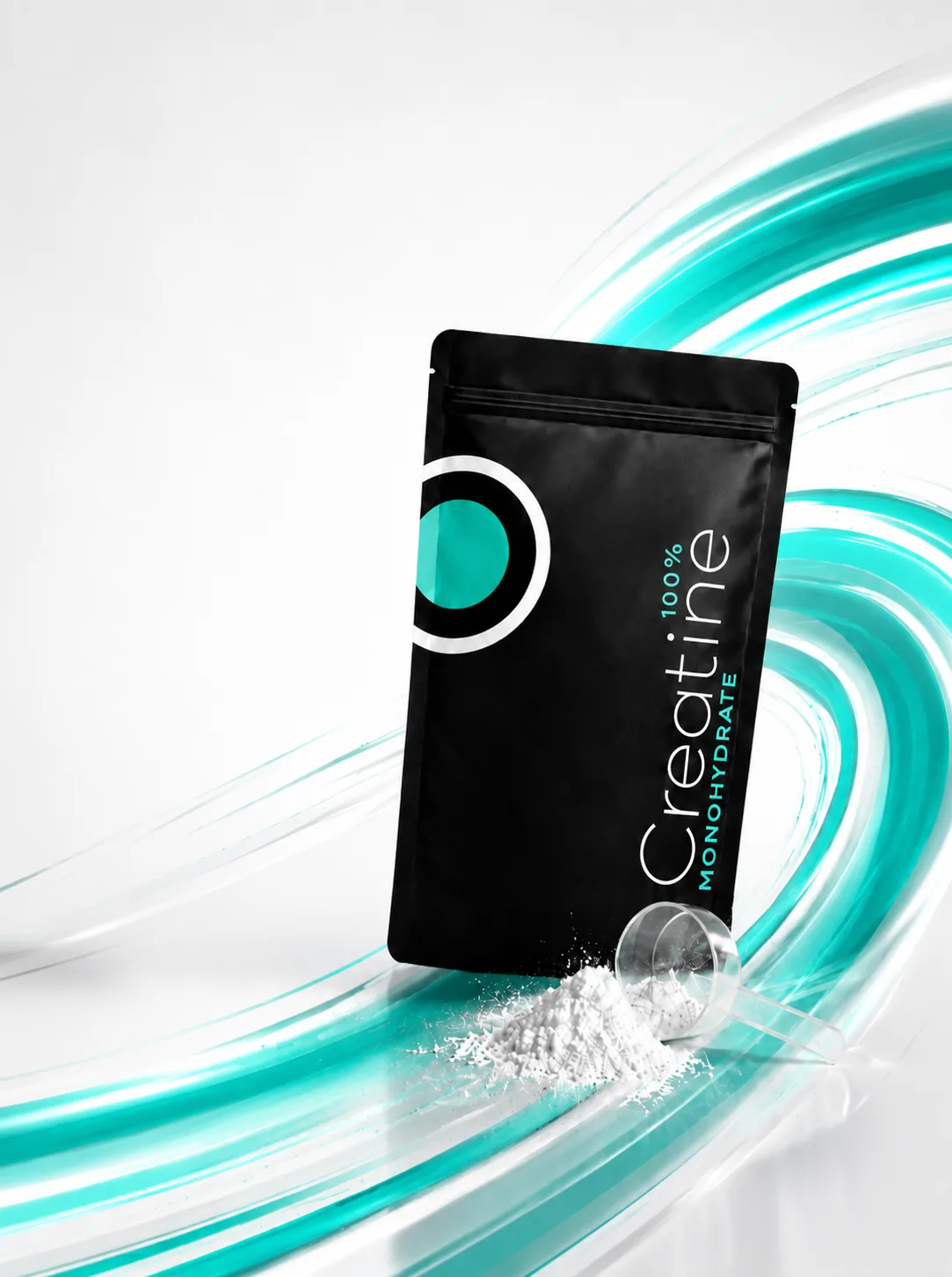 Muscle Miracle 100% micronised creatine monohydrate pouch with scoop